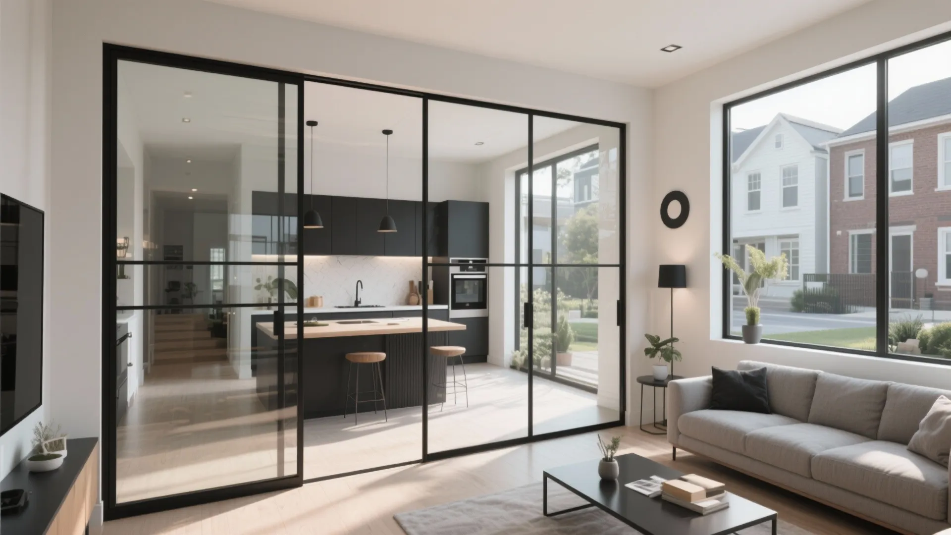 2. Glass Partitions for Openness