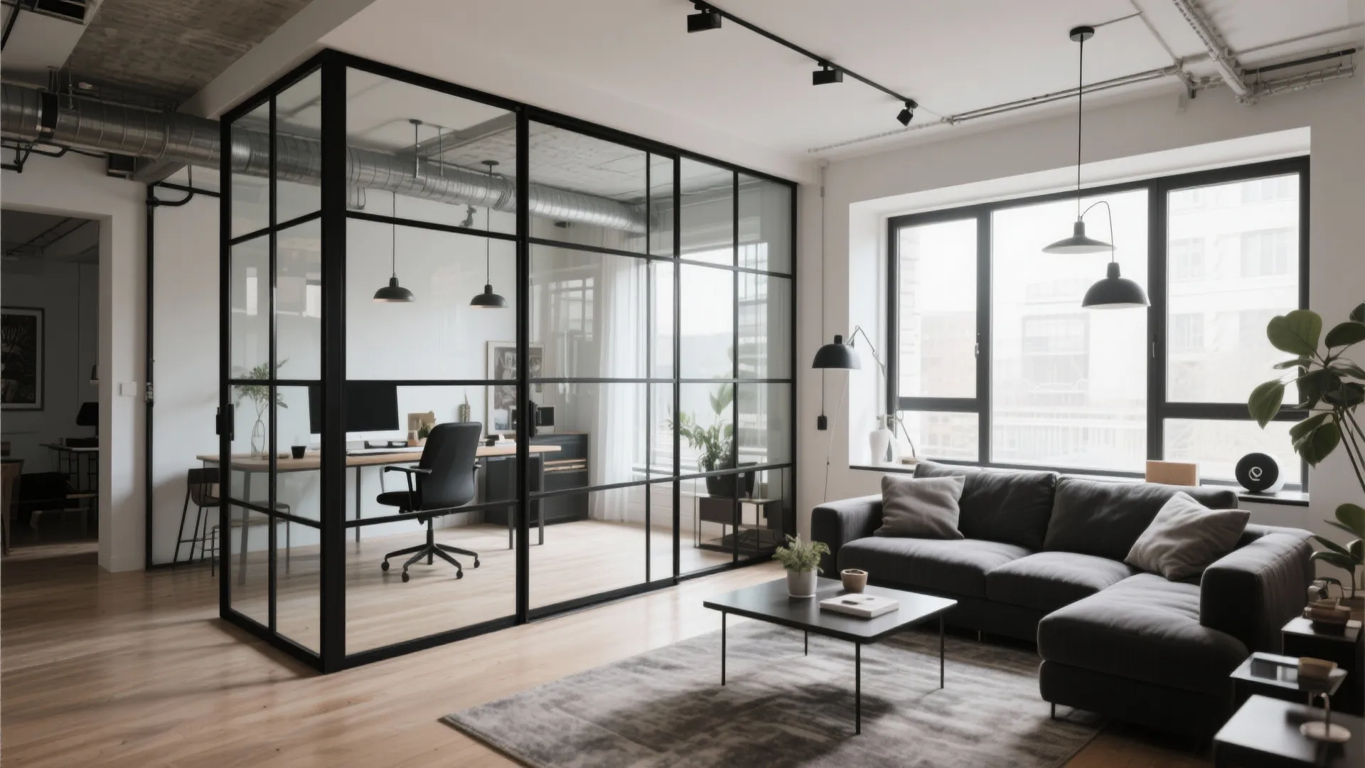 9. Glass Partition Wall