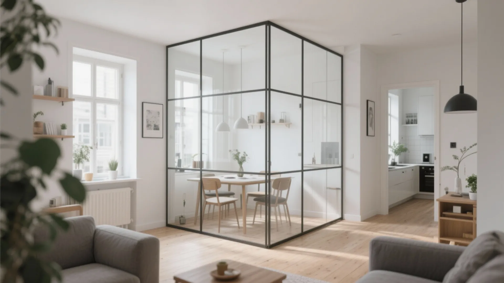 3. Glass Partitions for Light and Flow