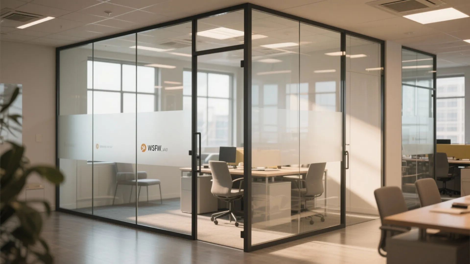 4. Glass Partitions