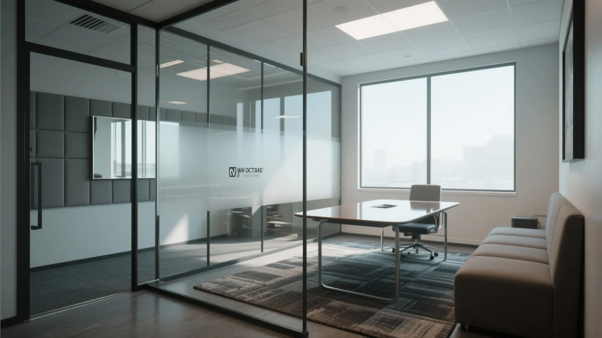 Glass Partitions and Reflective Surfaces for Openness