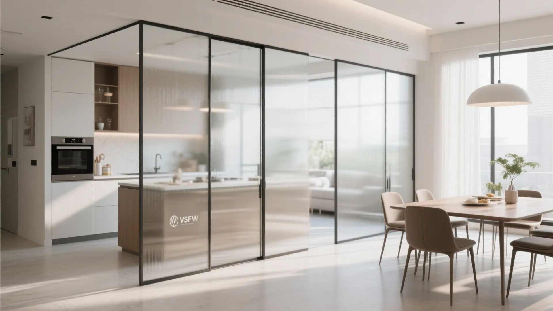 4. Glass Partitions for Light & Separation