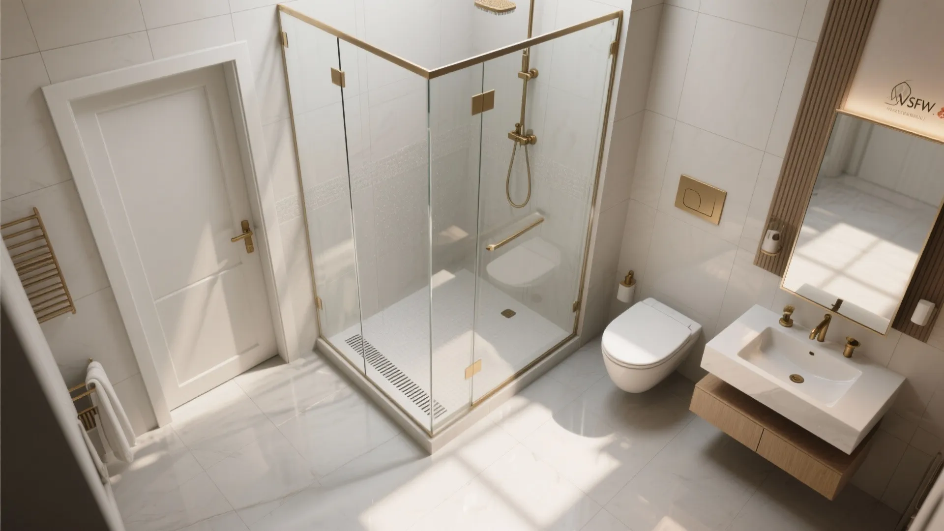 Inspiration 3: Gentle zoning with clear glass