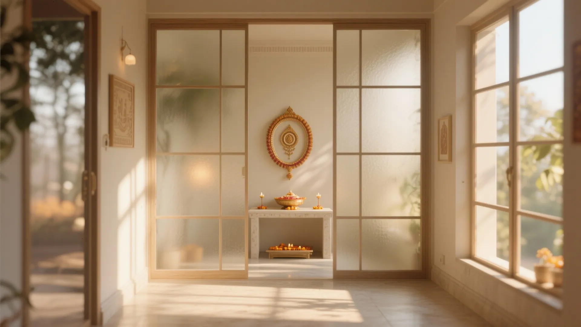 Glass Panels for Light Play