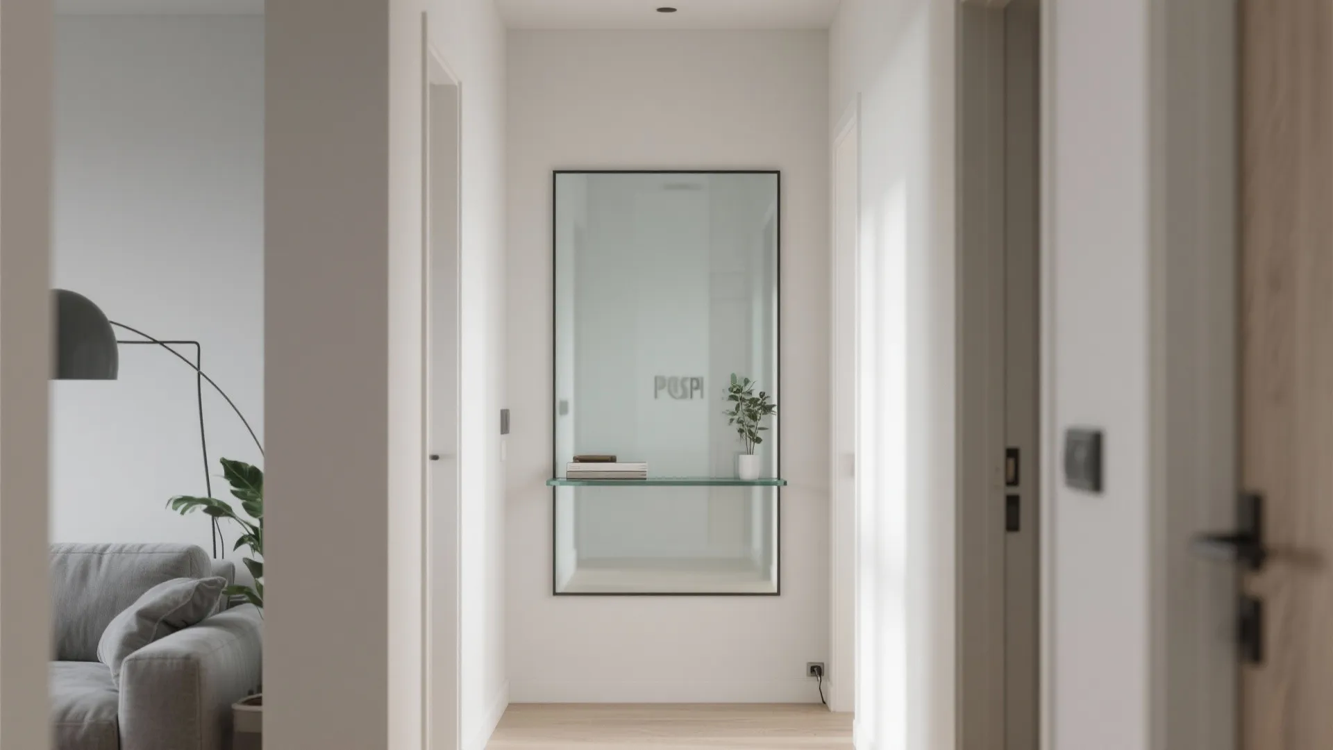 Glass Accent POP Backdrop for Brighter Living Rooms