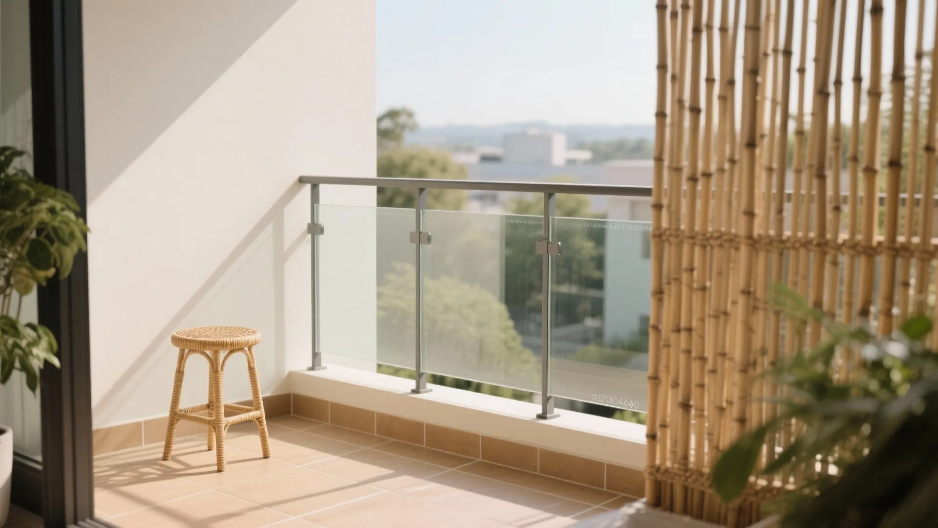 Light Palettes, Glass Railings, and Privacy Layers