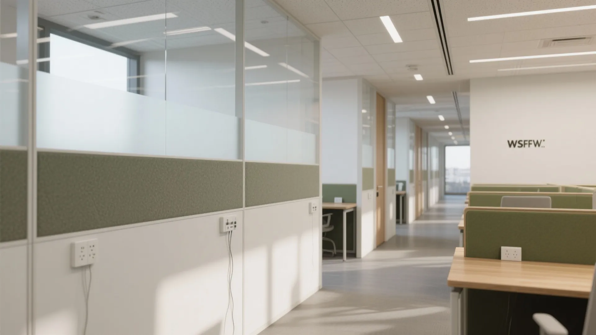 Glass for openness, privacy for focus