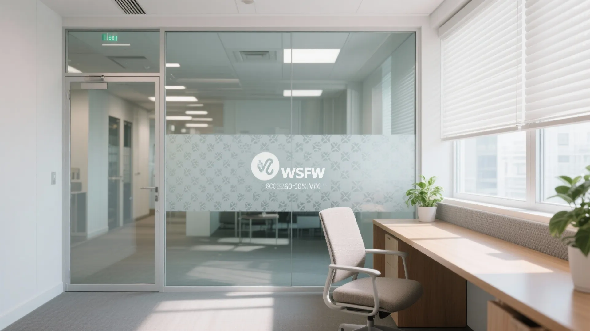 Daylight, glass partitions, and just-enough privacy