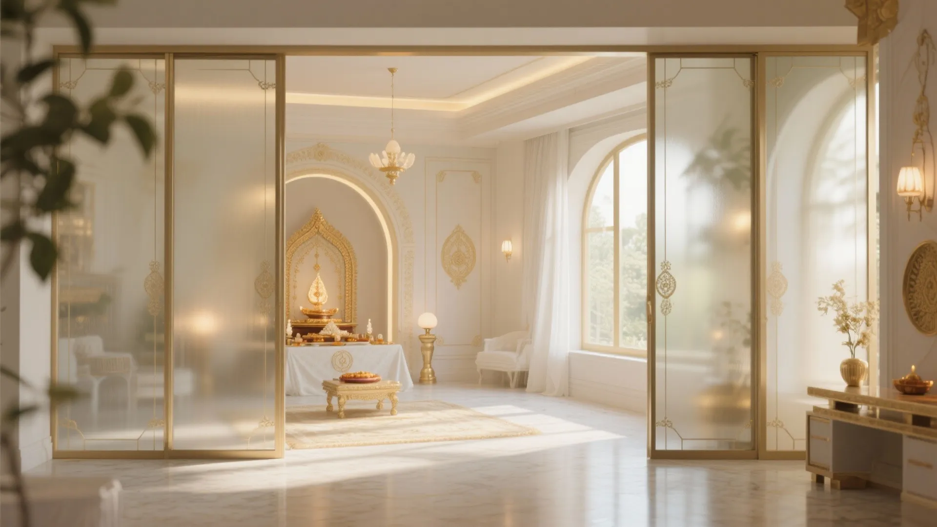 Glass Panels for a Lighter Vibe