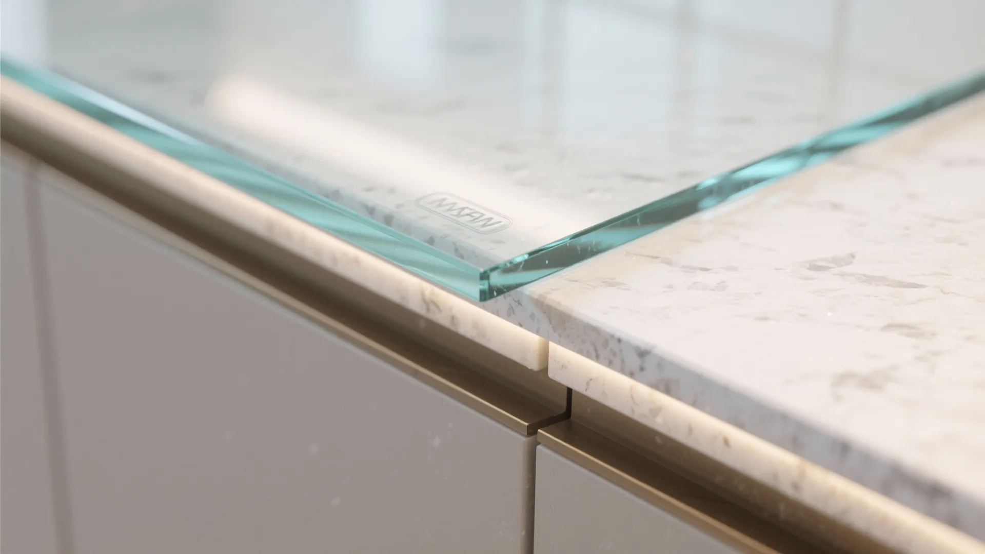 Light-Boosting Glass Backsplash