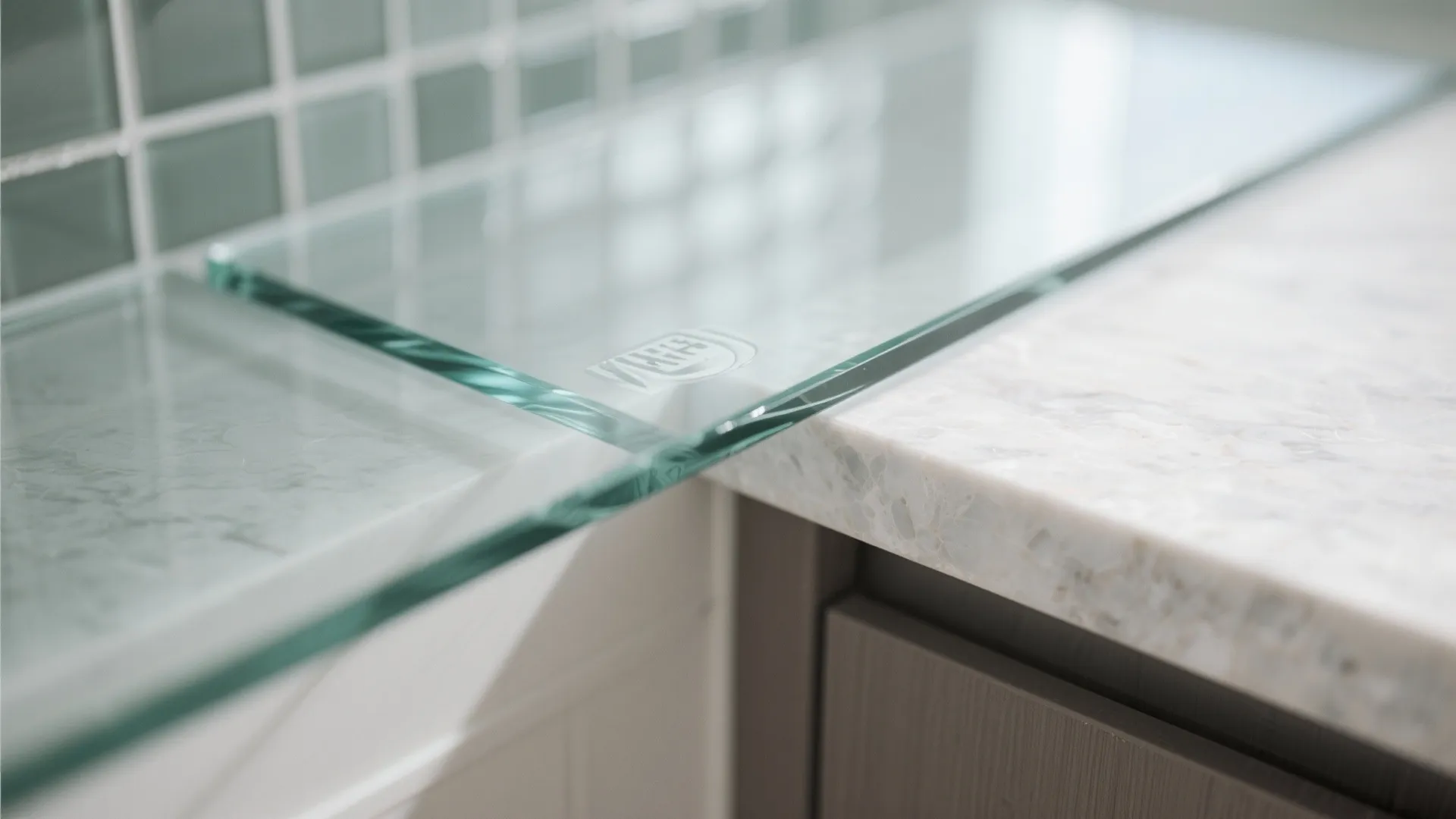 Glass Backsplash for Light and Easy Cleaning