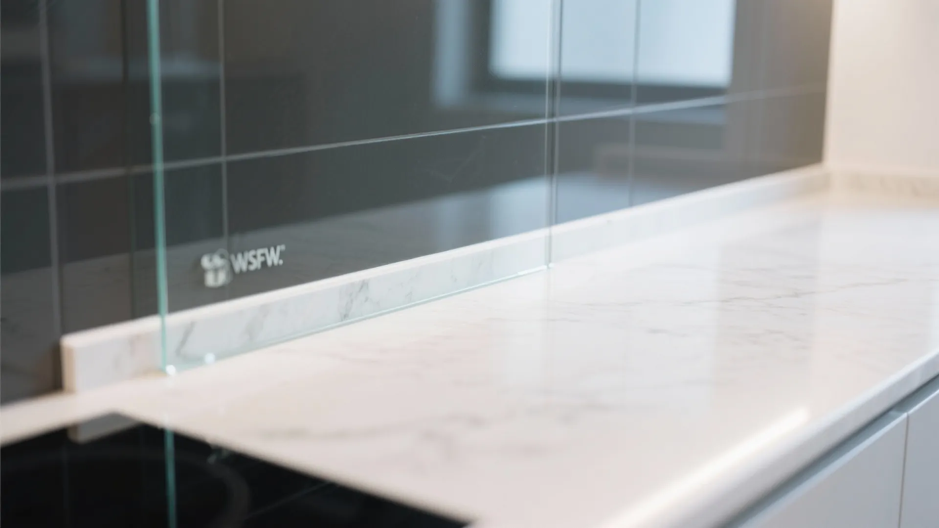 Glass Backsplash for a Brighter Kitchen