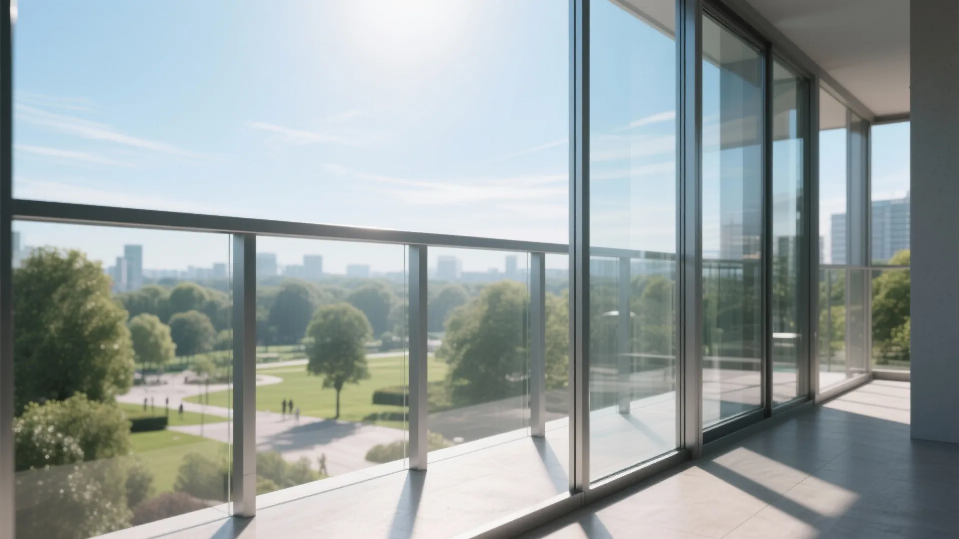 2) Glass Infill Clarity with Aluminum Frames