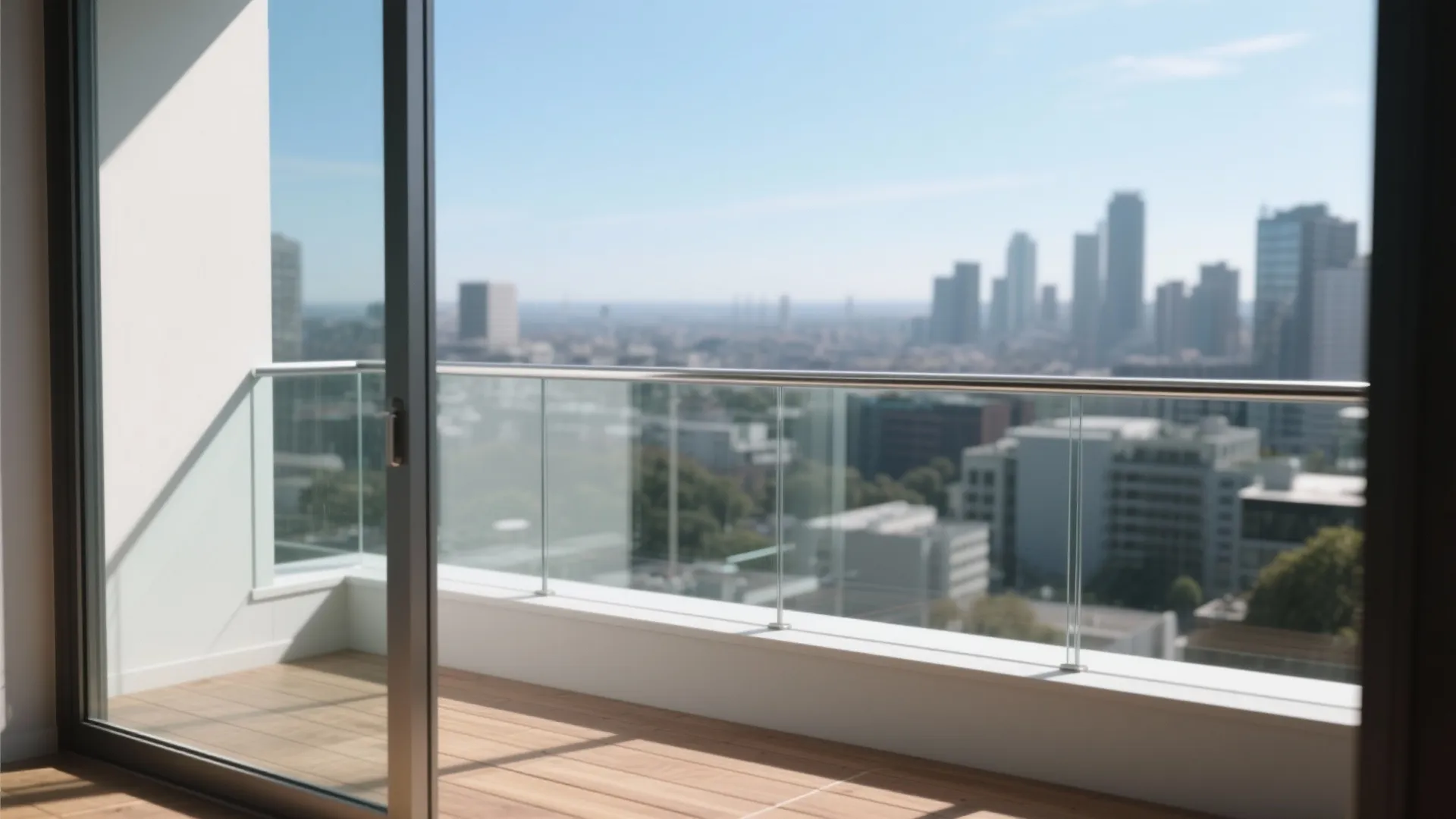 Glass balustrades that expand views