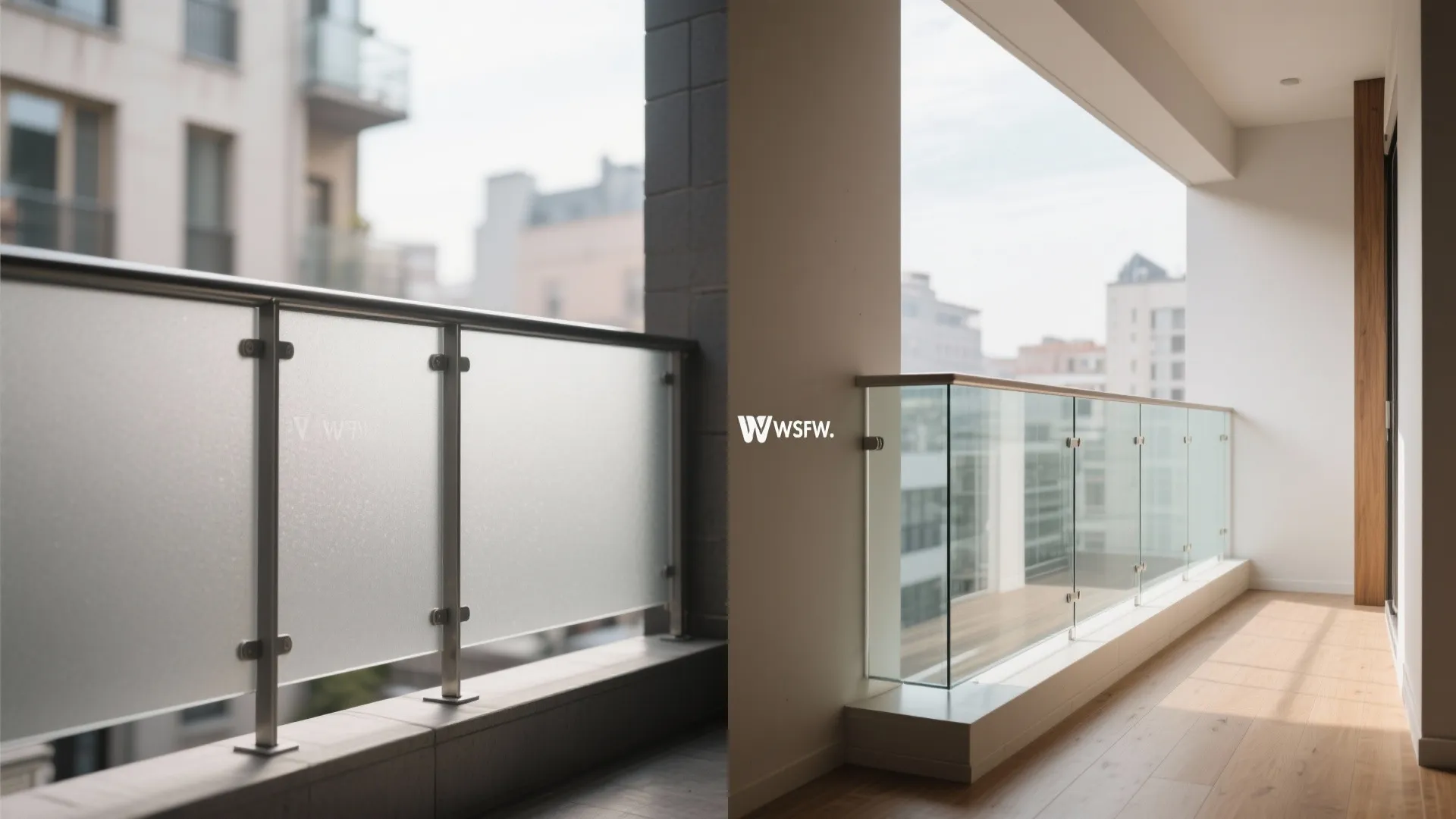 Glass balustrade for a lighter, safer look