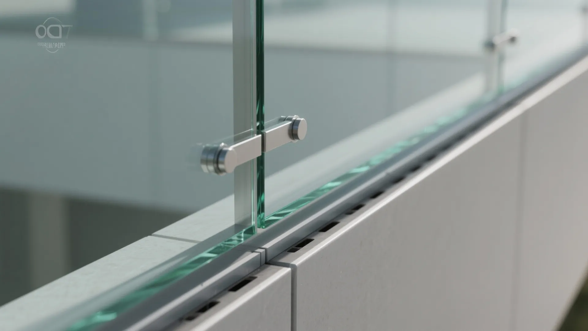 Light-maxing glass balustrades and slim profiles