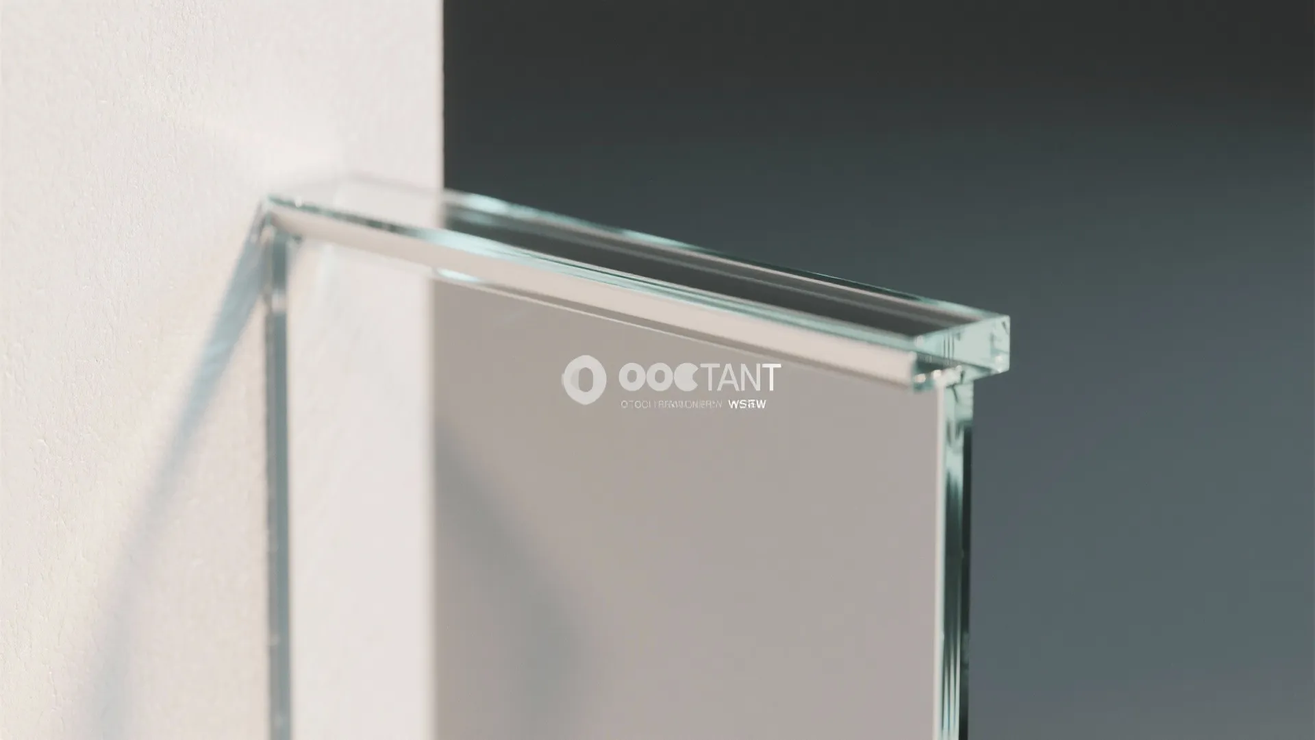 Light-bouncing palette with glass accents