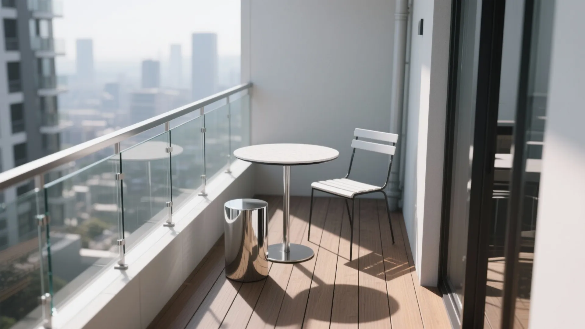 Glass Balustrades and Reflective Accents for Openness