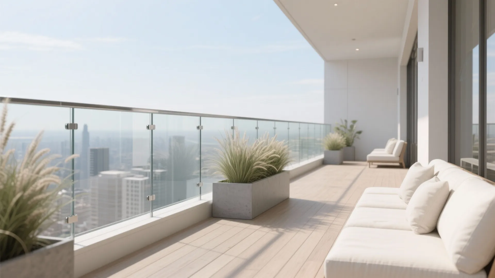 The Airy Glass Balustrade + Light Palette