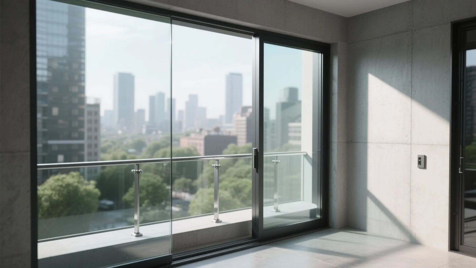 1) Ultra-clear glass railings that erase visual weight