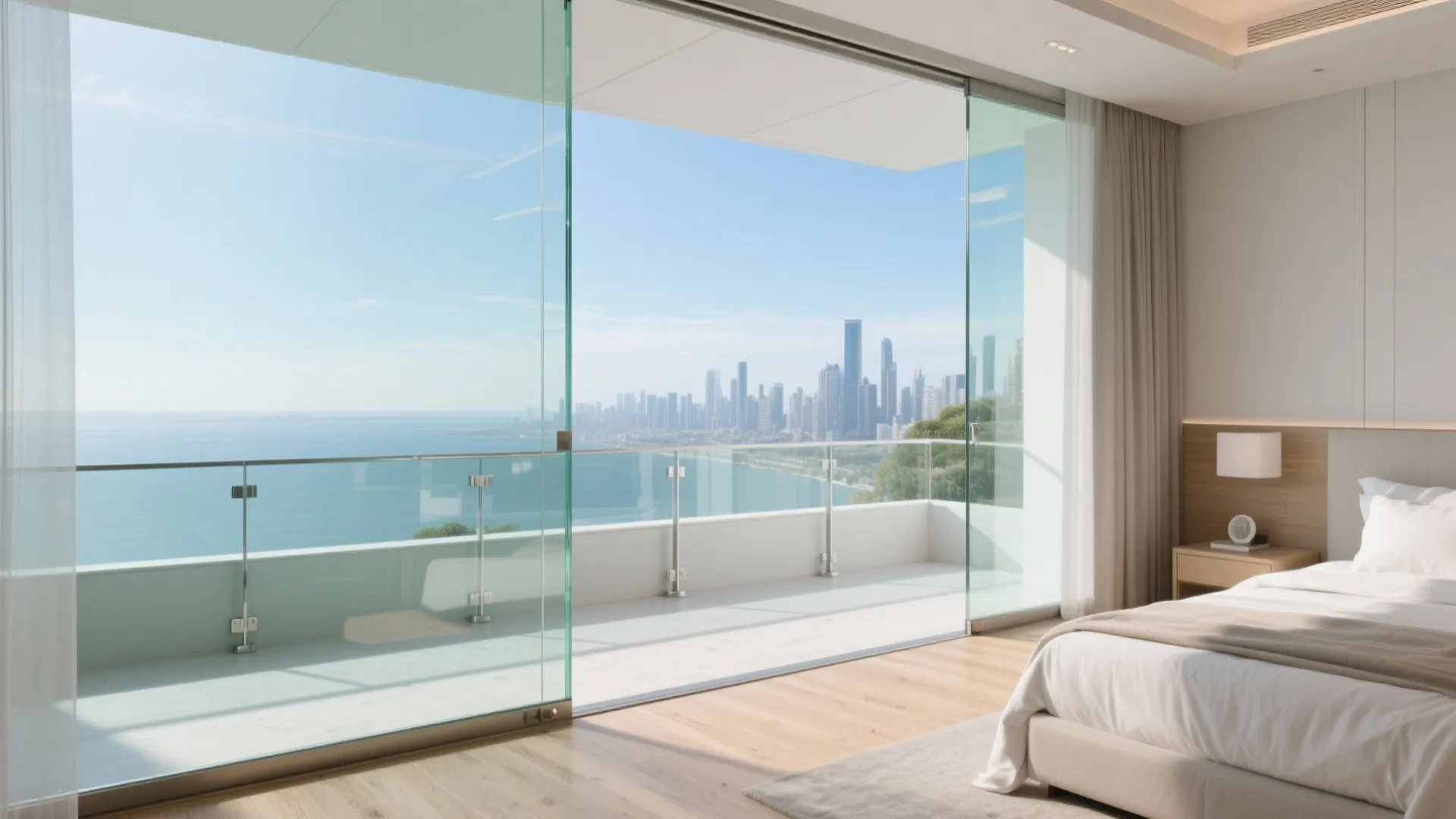 Frameless Glass Balustrade for Light and Views