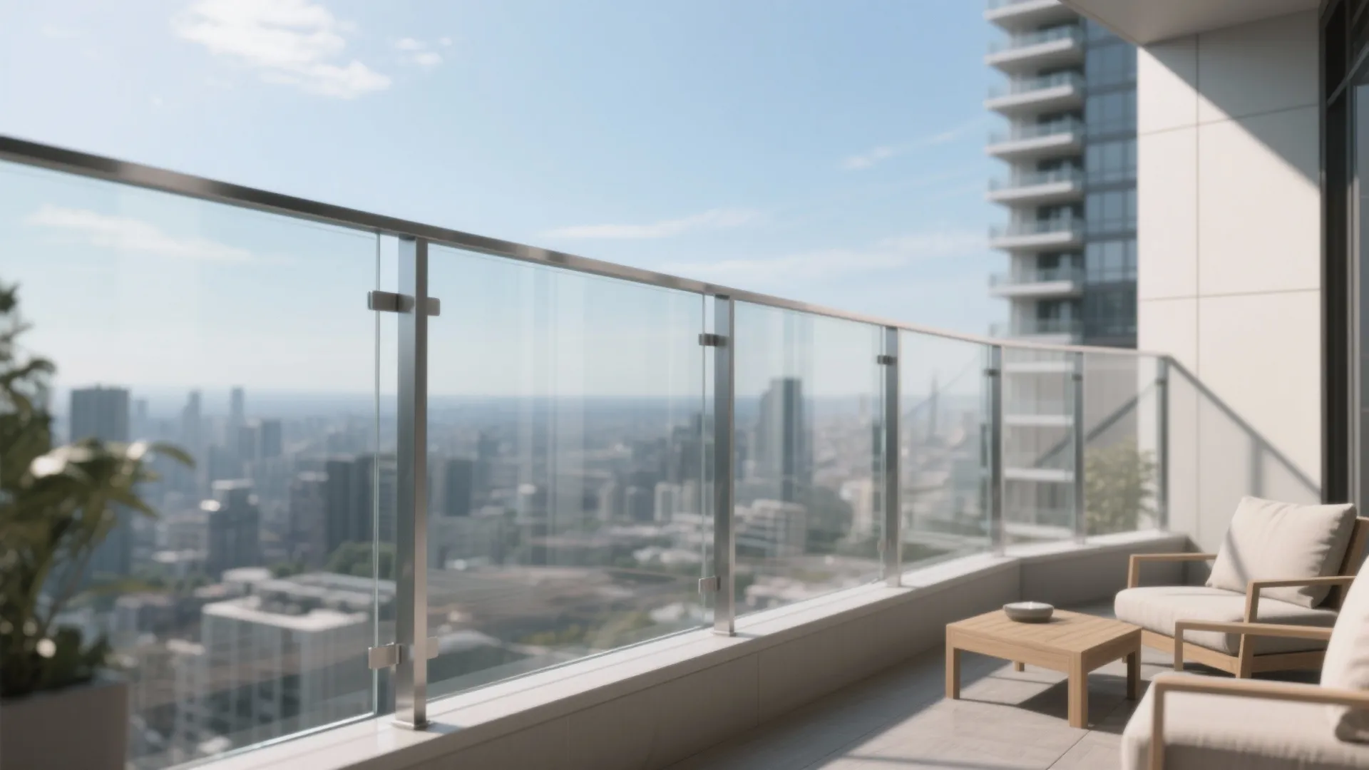 Transparent Glass Balustrades for Light and Views