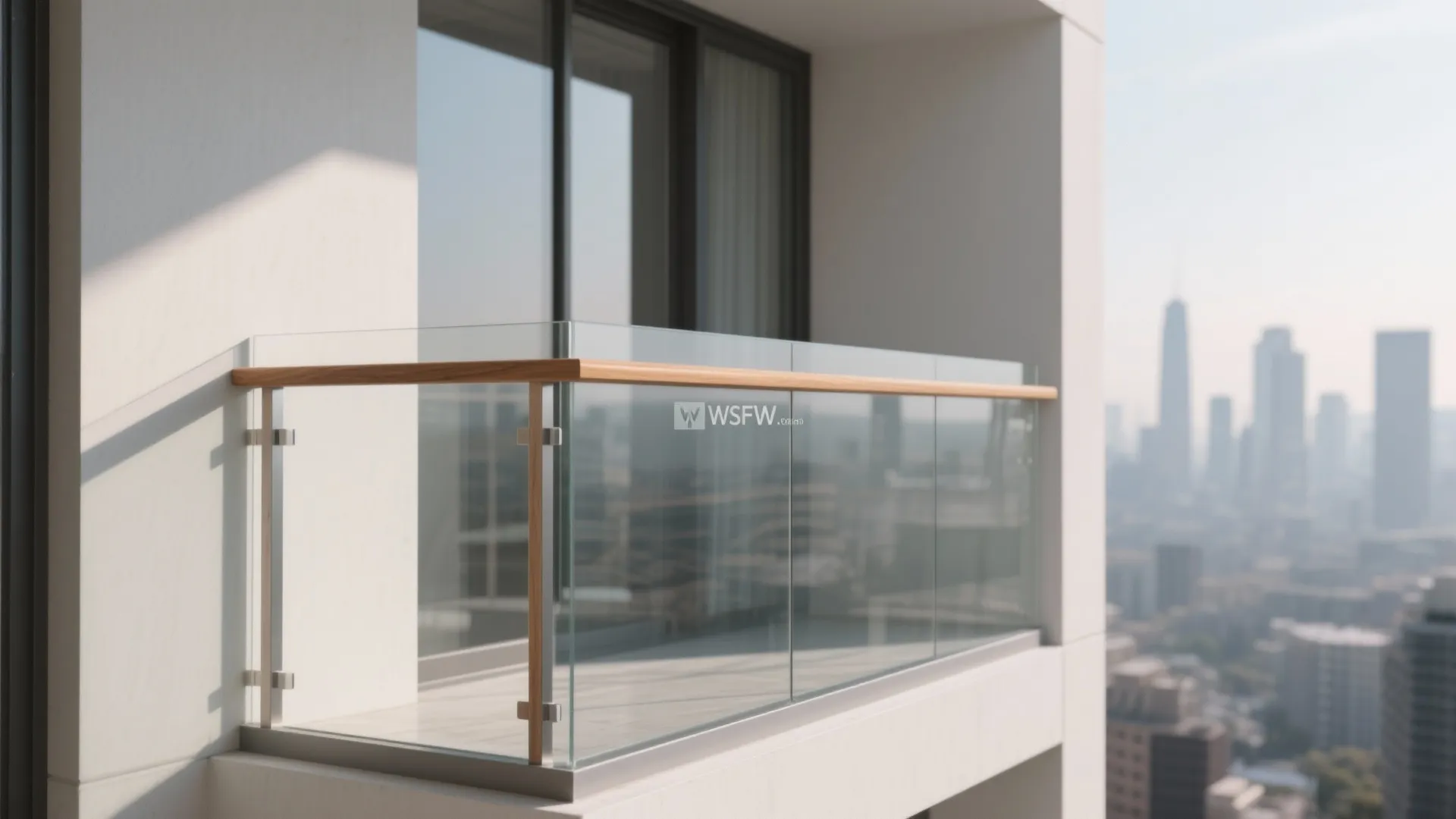 Light, glass, and wood: the airy-balustrade combo
