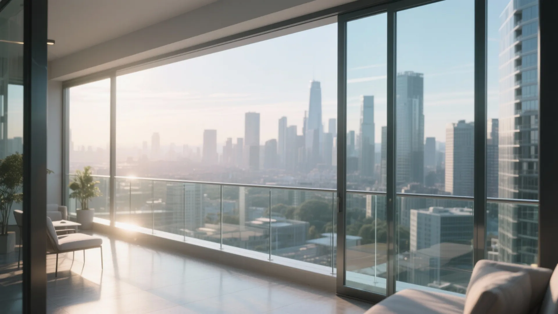 Glass Railing for Openness