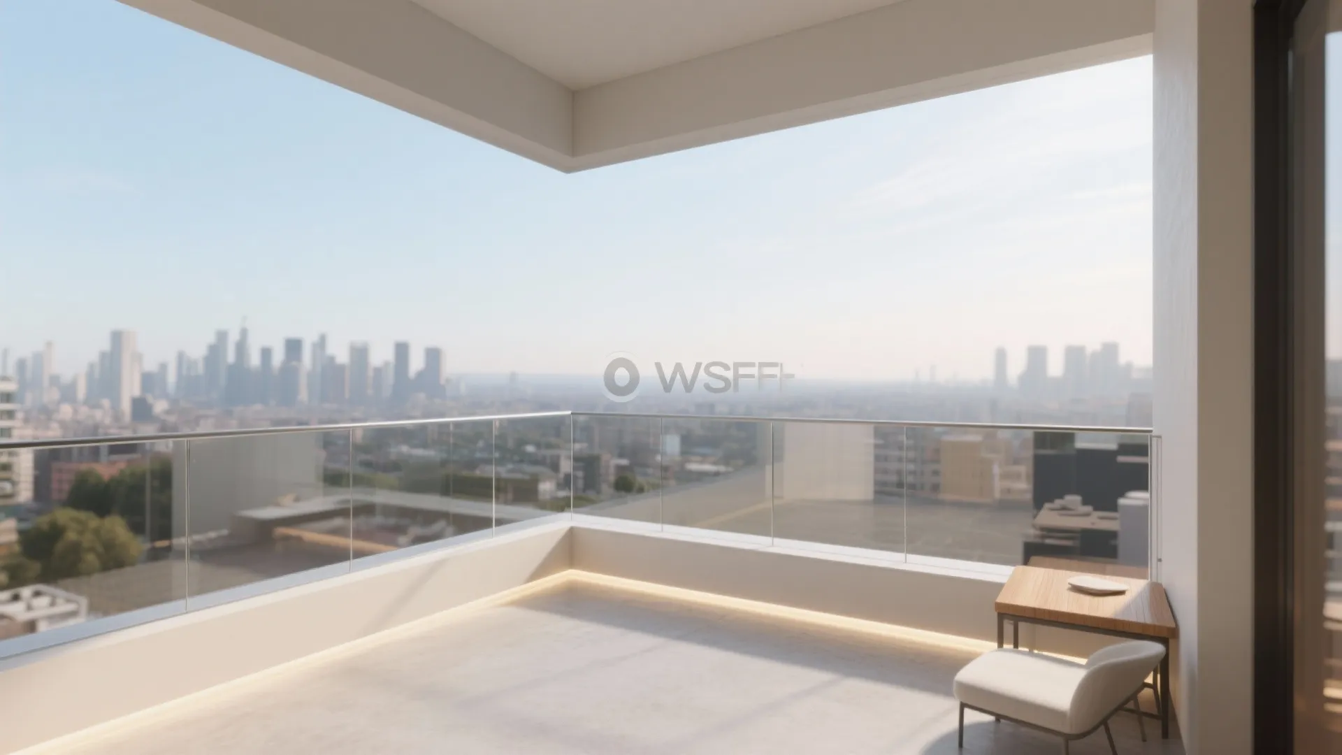 Glass Railings and Light Lines