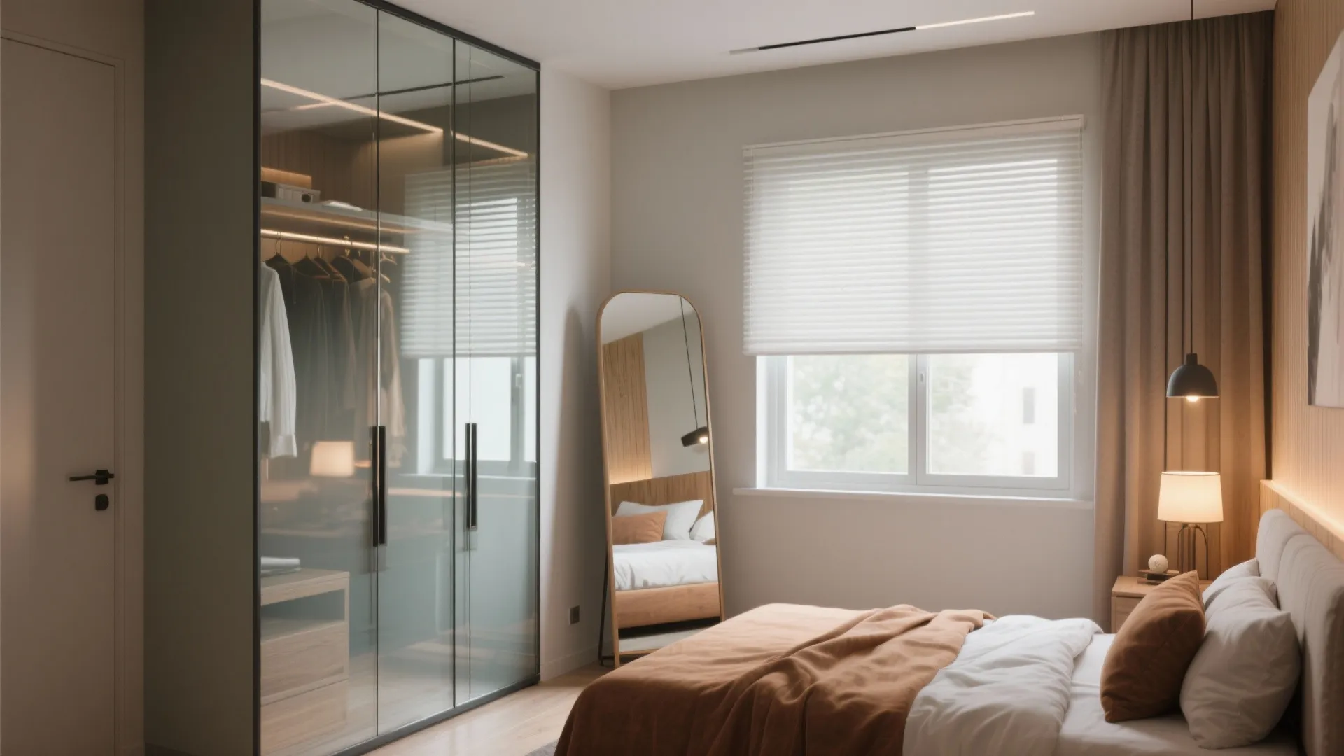 Glass and reflective surfaces to boost light