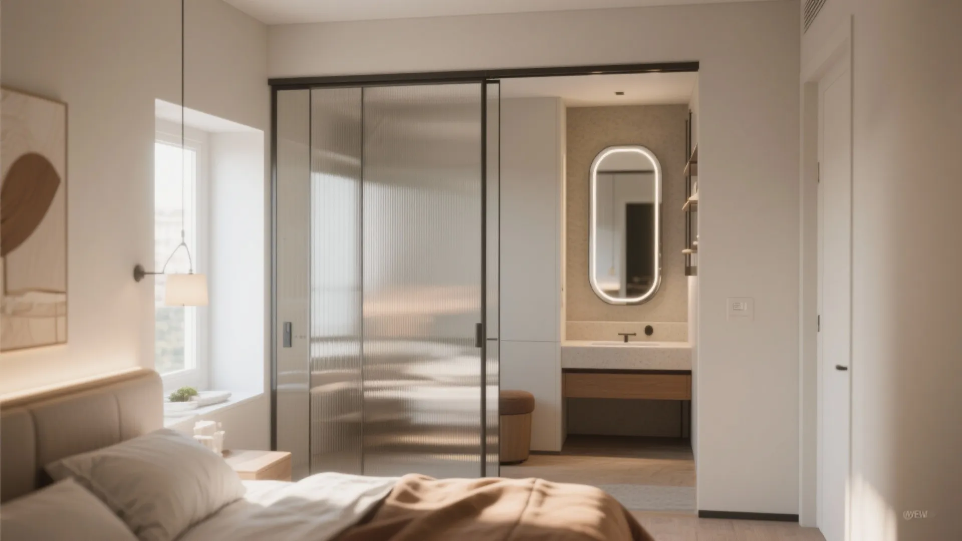 Glass Panels and Reflective Elements for Airy Light