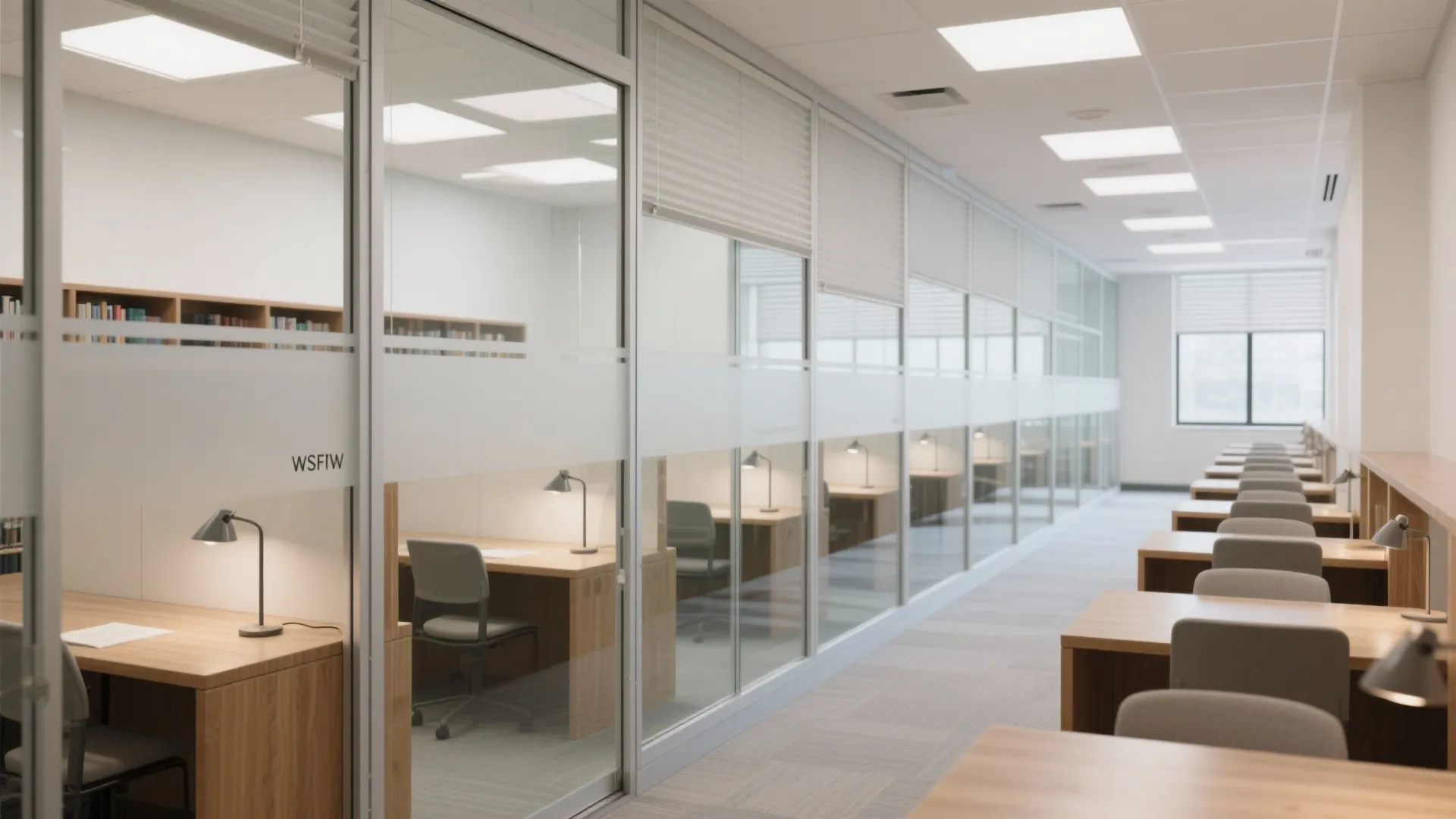 Glass Partitions for Light and Visibility