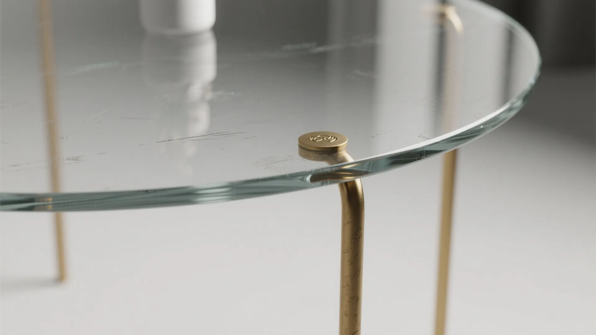 4. Transparent tops & slim legs for visual breathing room