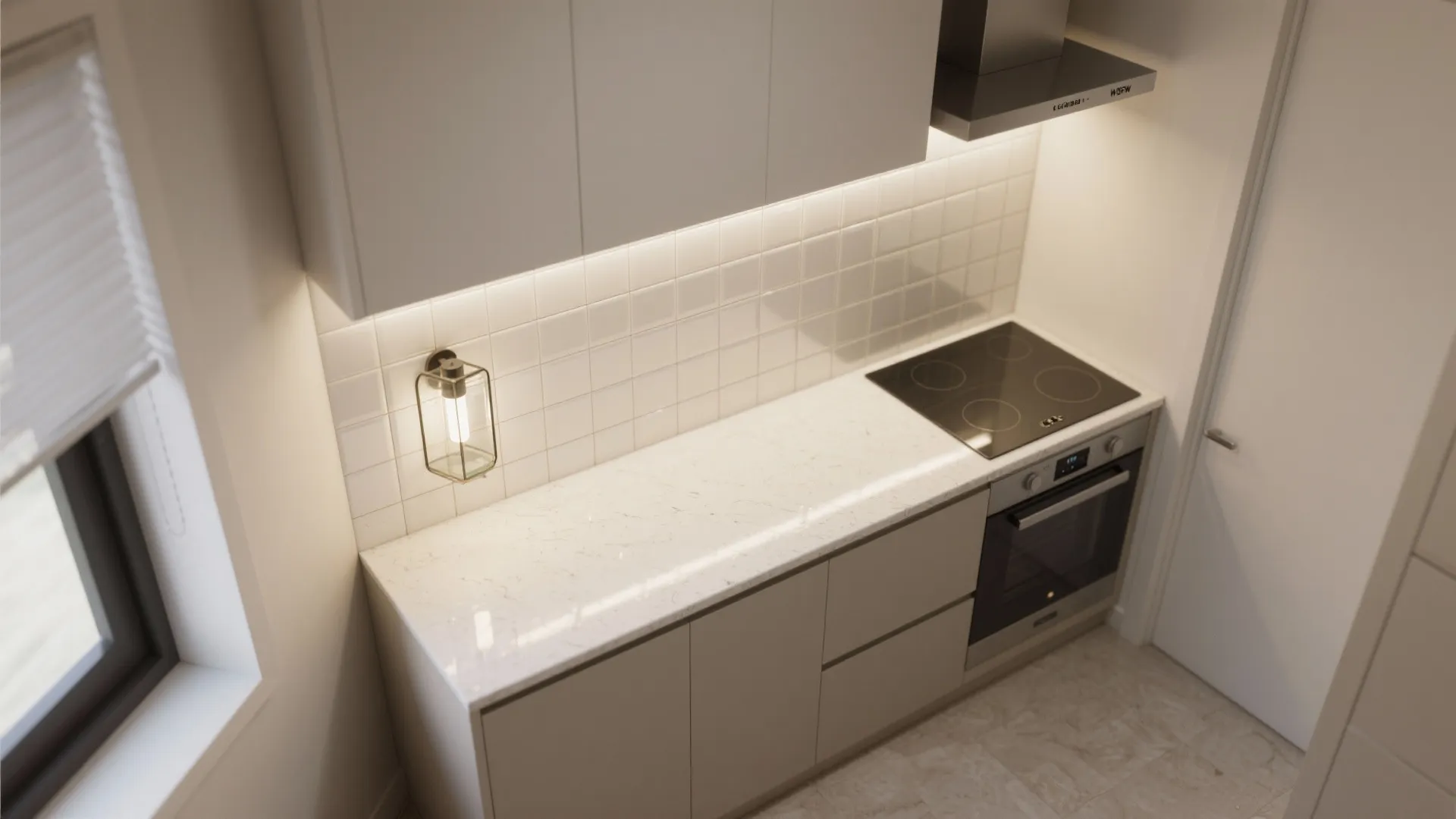 Glass-backed wall lights for airy brightness