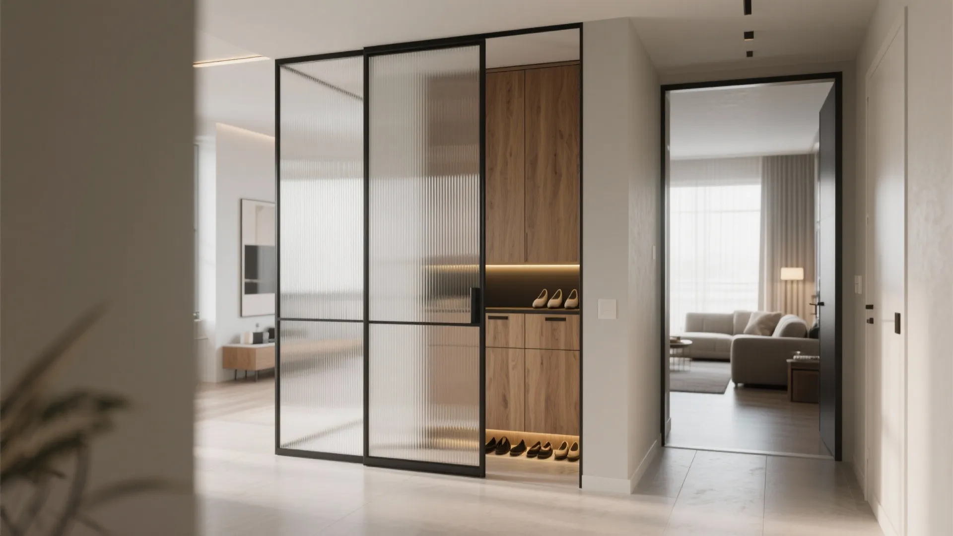 Glass Screens to Define Without Closing Off