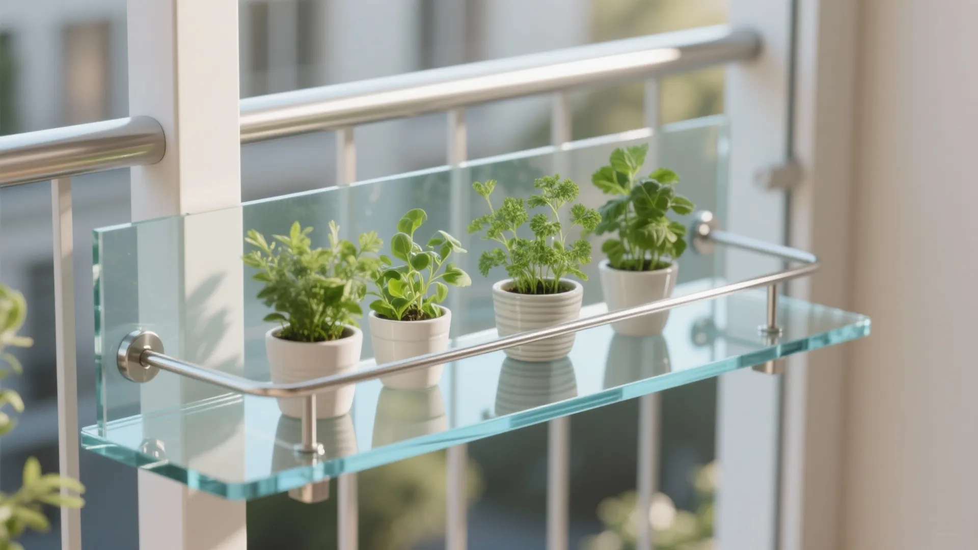 Greenery, Shelving, and Reflections to Amplify Light
