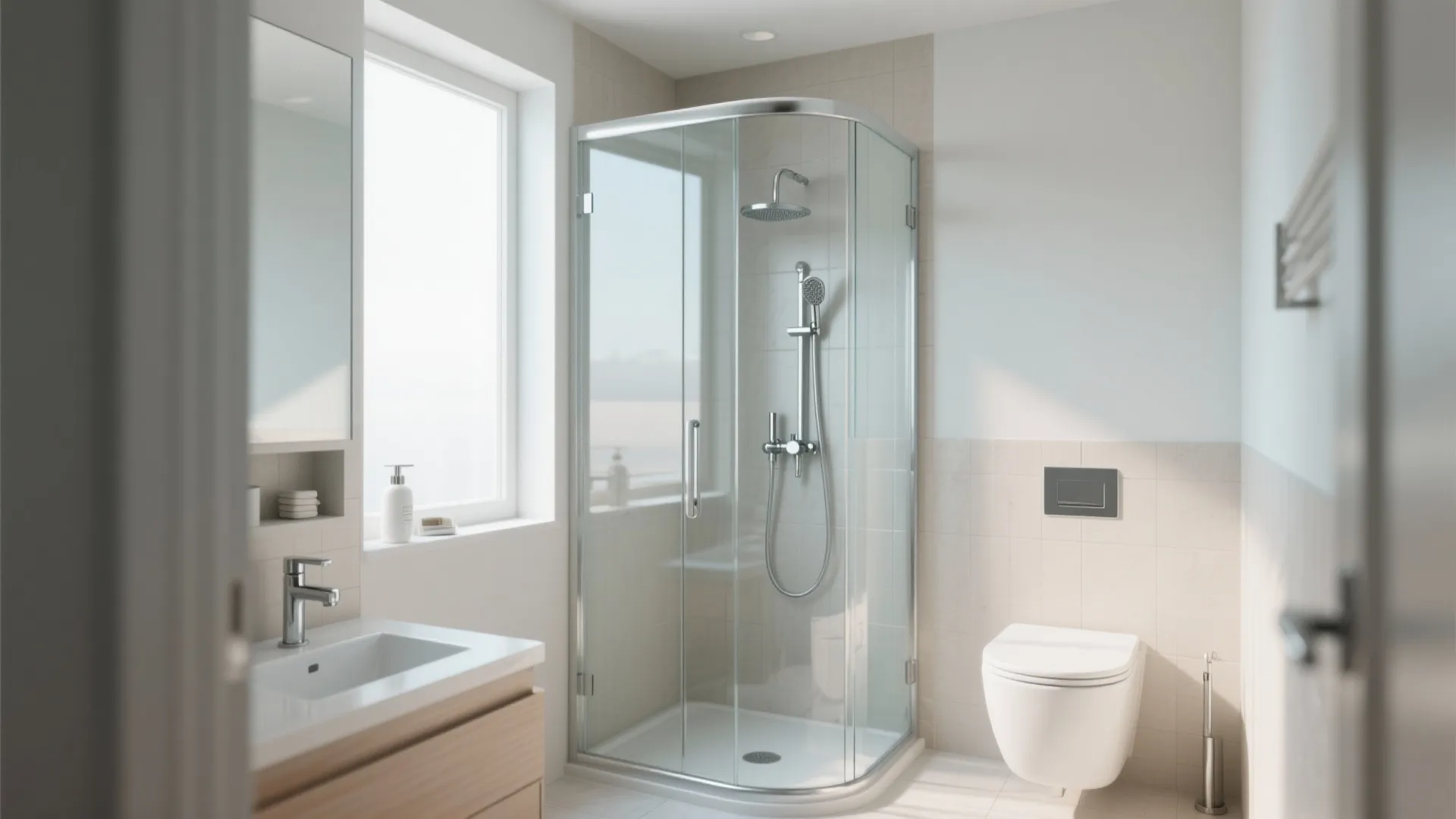 6. Glass Shower Enclosure