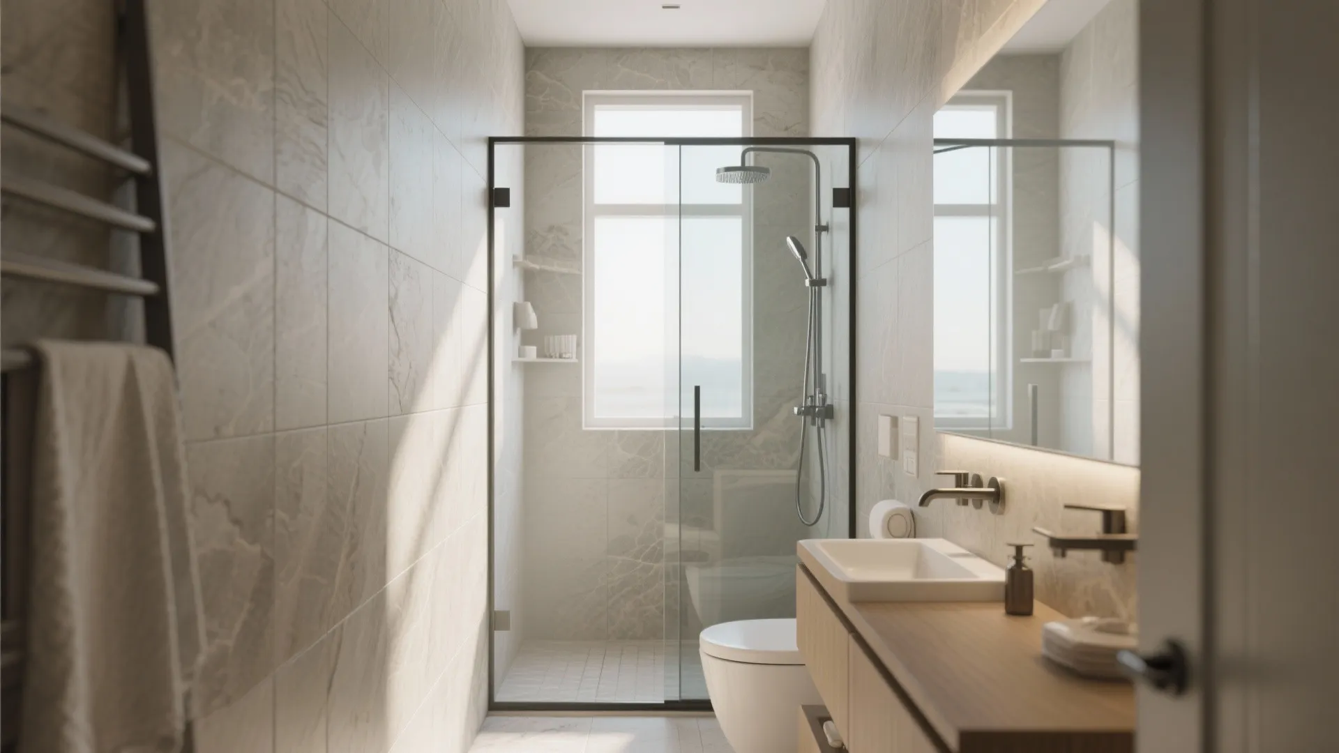 2. Glass Shower Enclosure