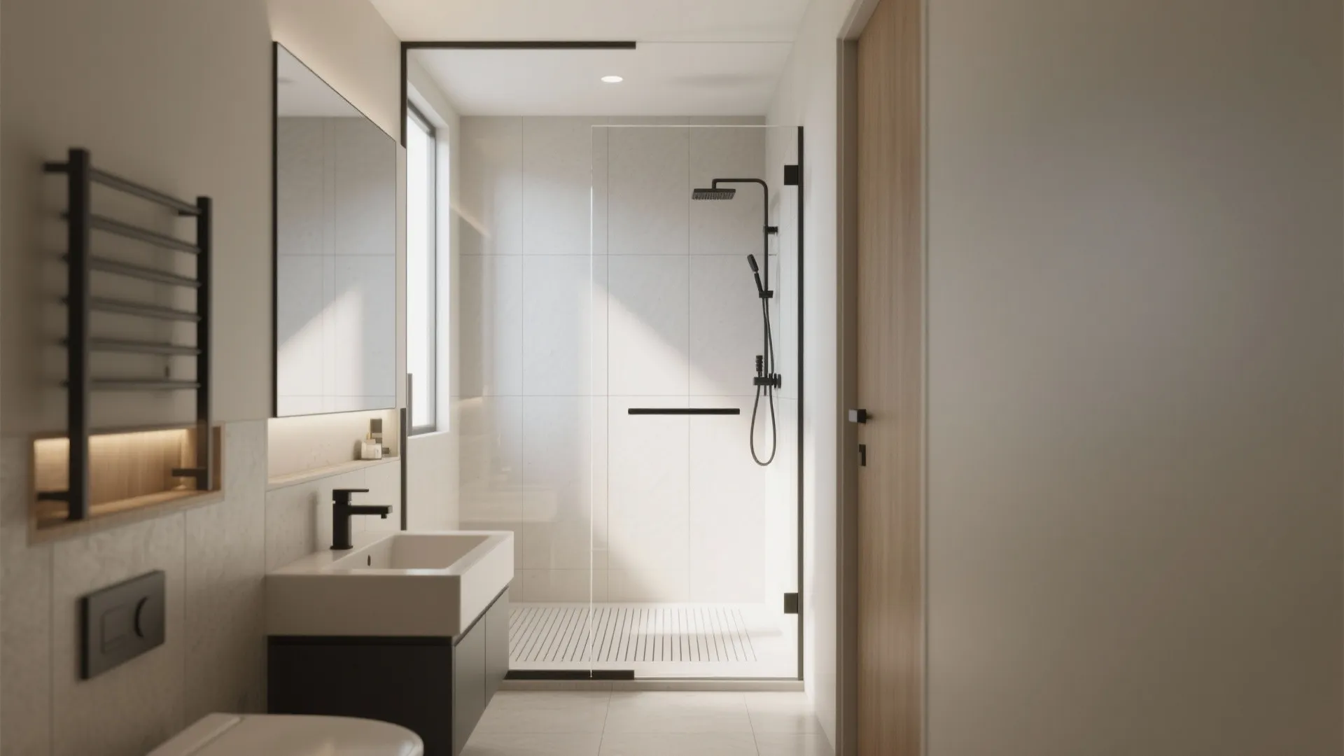 The Clarity of a Glass Shower Screen