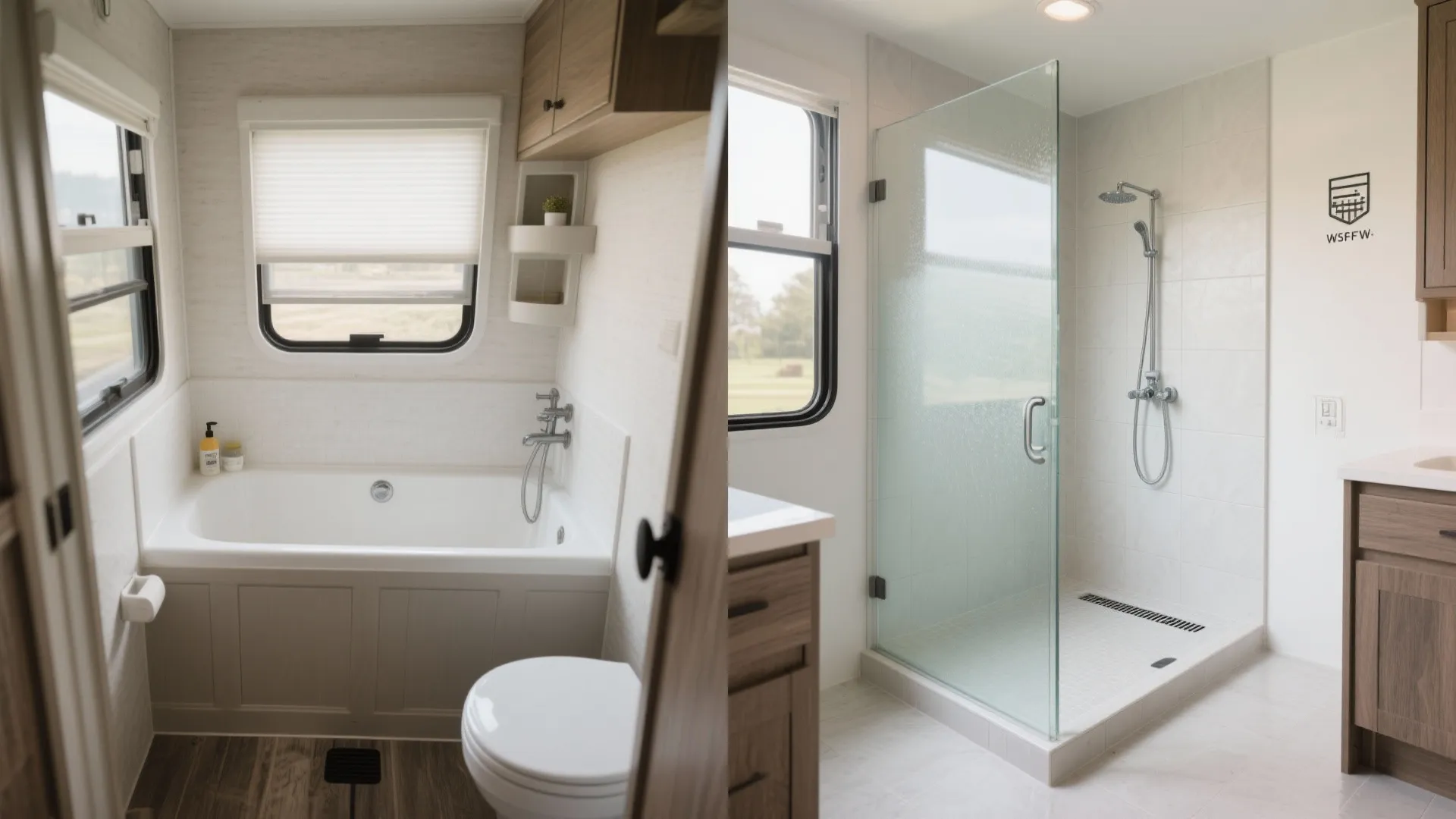 3. Choose a glass shower or curbless entry