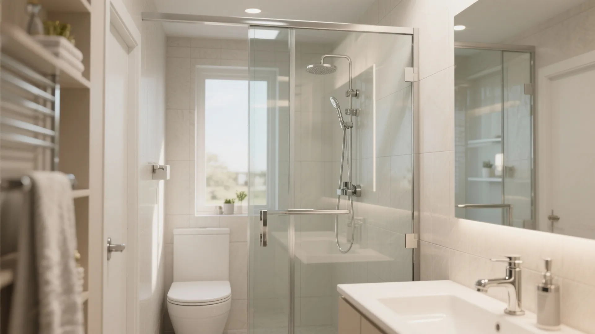 2. Glass Shower Enclosure