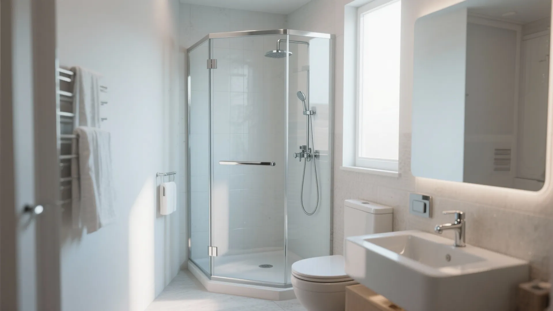 6. Glass Shower Enclosure
