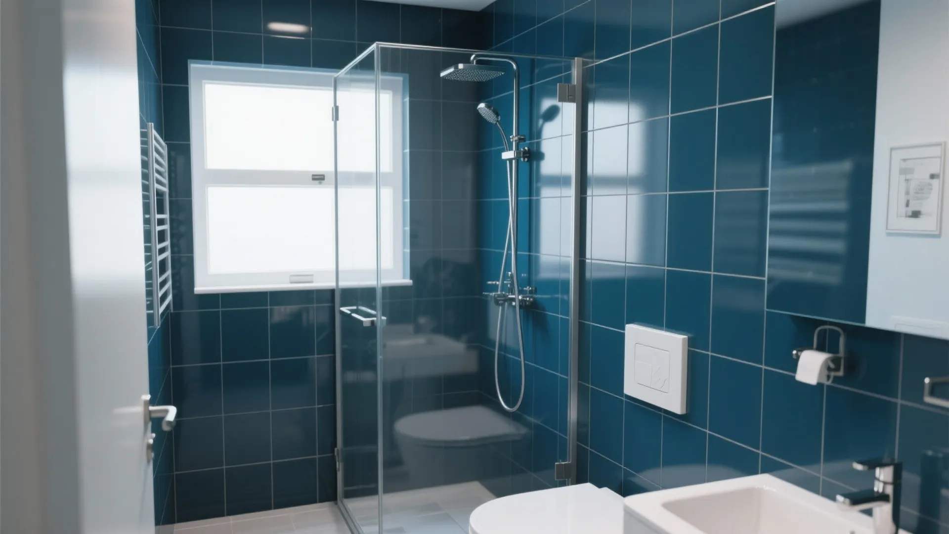 9. Glass Shower Screen