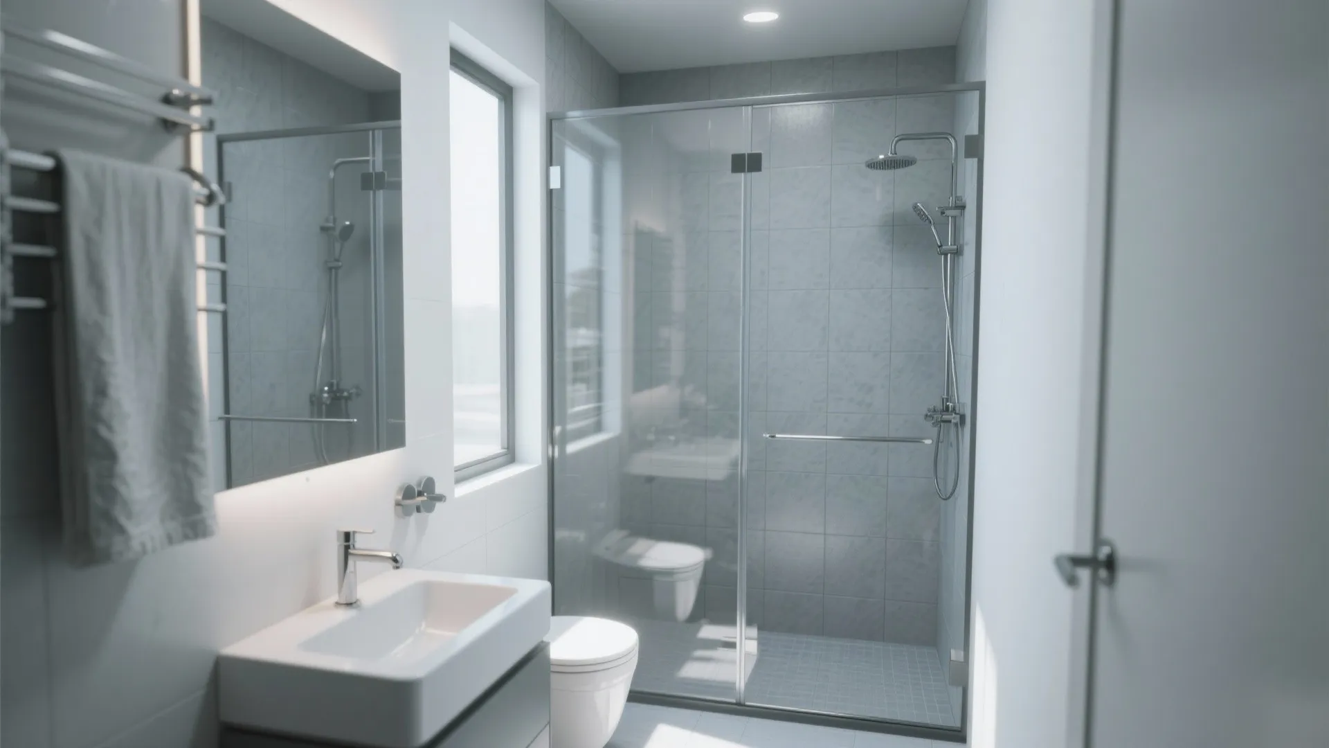 2. Glass Shower Enclosure