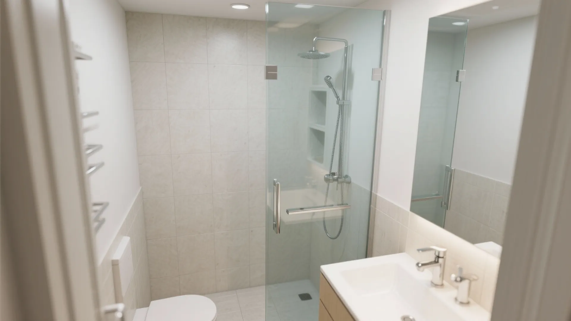 6. Glass Shower Panels