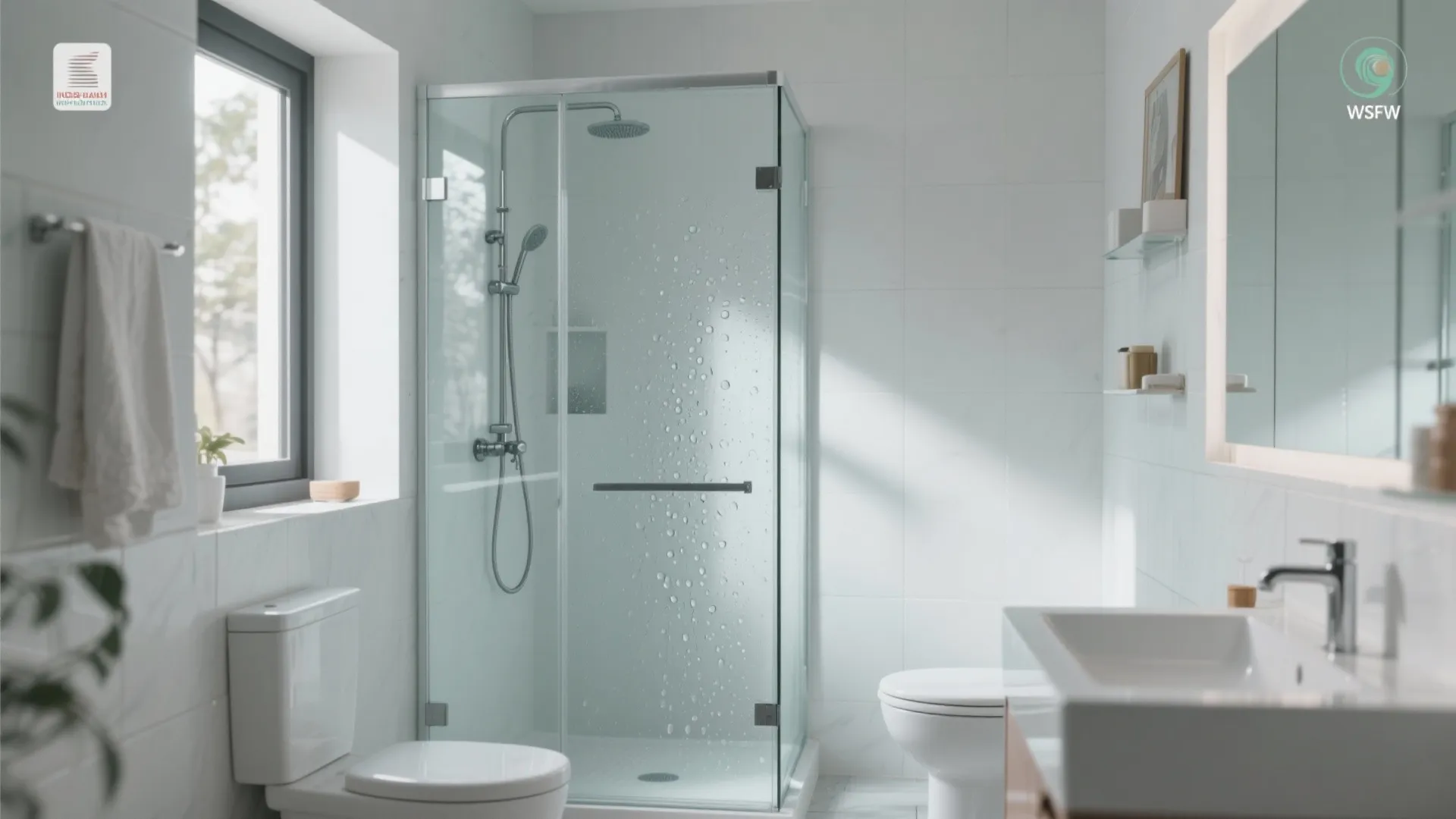 2. Glass Shower Partitions