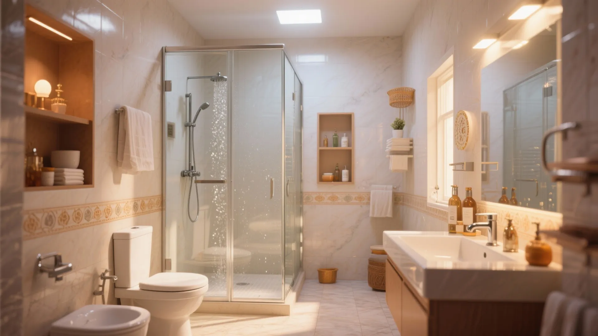 2. Glass Shower Partitions