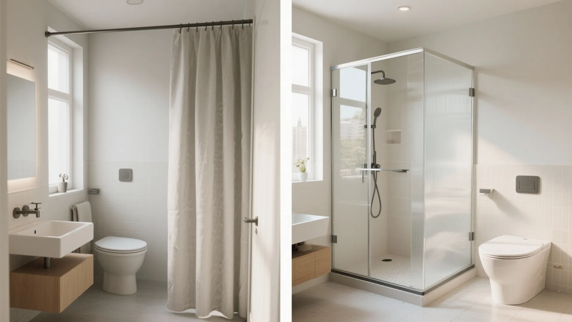 9. Opt for a Glass Shower Screen