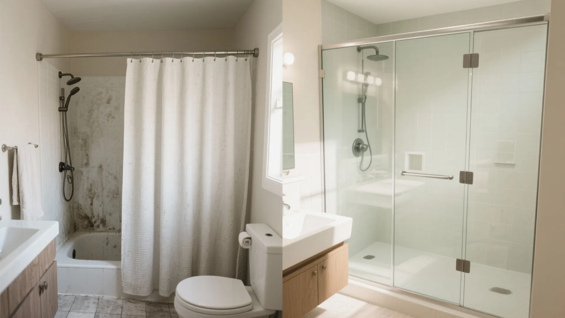 3. Use Glass Shower Doors