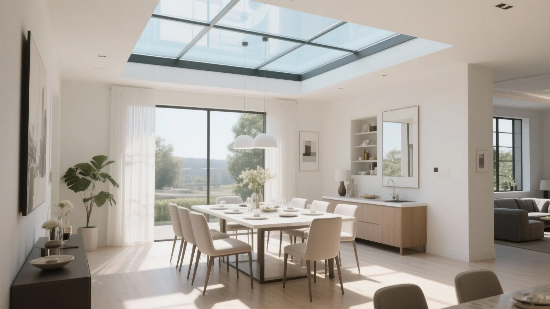 Glass Panel Skylight
